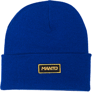 Шапка Manto Logotype синяя - фото 1