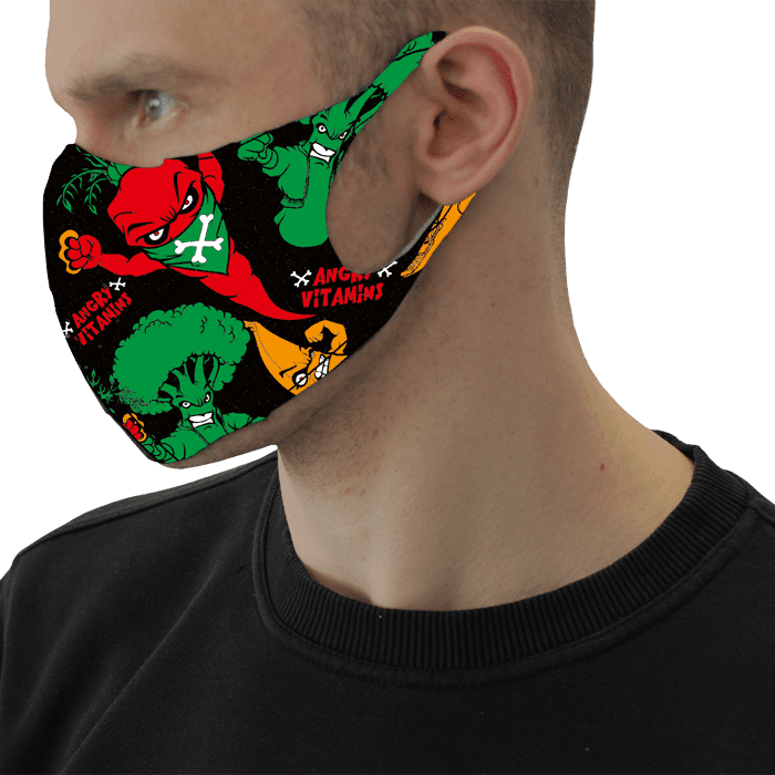 Защитная Неопреновая Маска Hardcore Training Angry Vitamins - фото 1