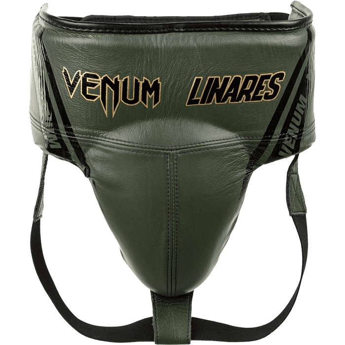 Защита паха Venum Linares Edition Khaki/Black/Gold - фото 1