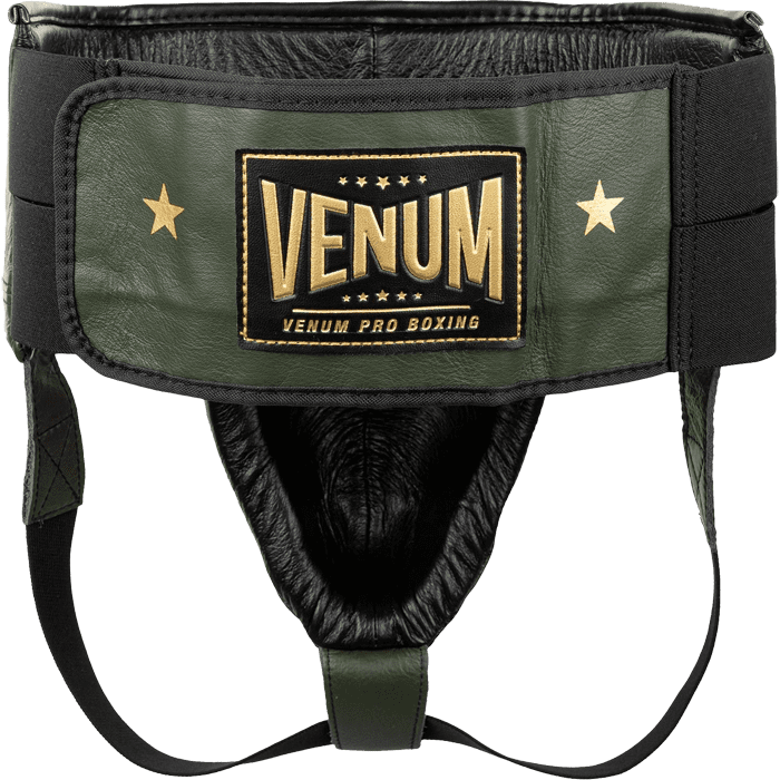 Защита паха Venum Linares Edition Khaki/Black/Gold - фото 3
