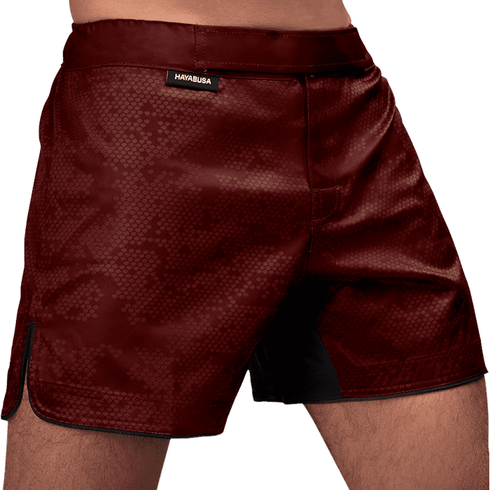 Шорты Hayabusa Hex Mid-Length Burgundy - фото 5