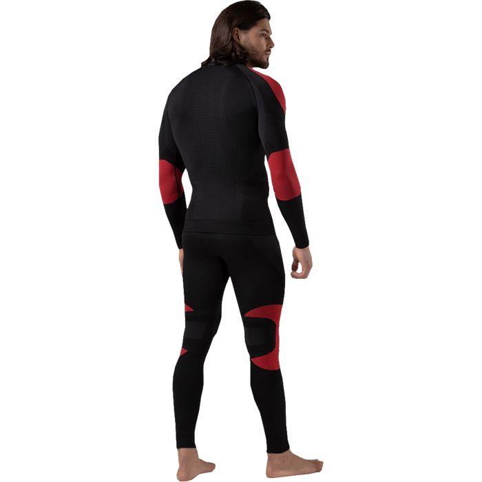 Комплект мужского термобелья V-Motion Alpinesports ASM Черно-красный - фото 4