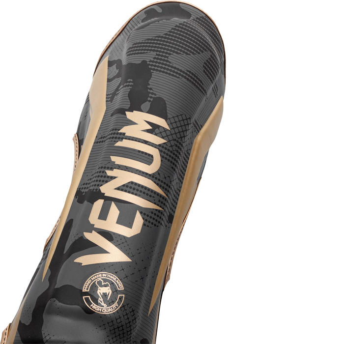 Шингарды Venum Elite Dark Camo/Gold - фото 2