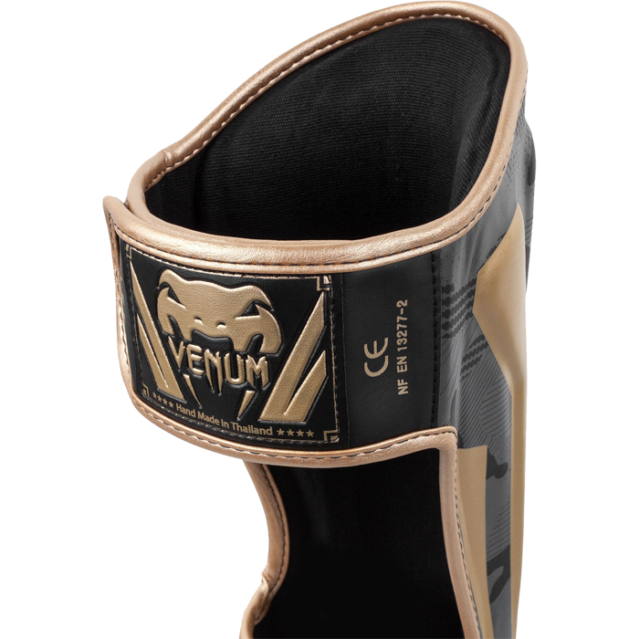 Шингарды Venum Elite Dark Camo/Gold - фото 3