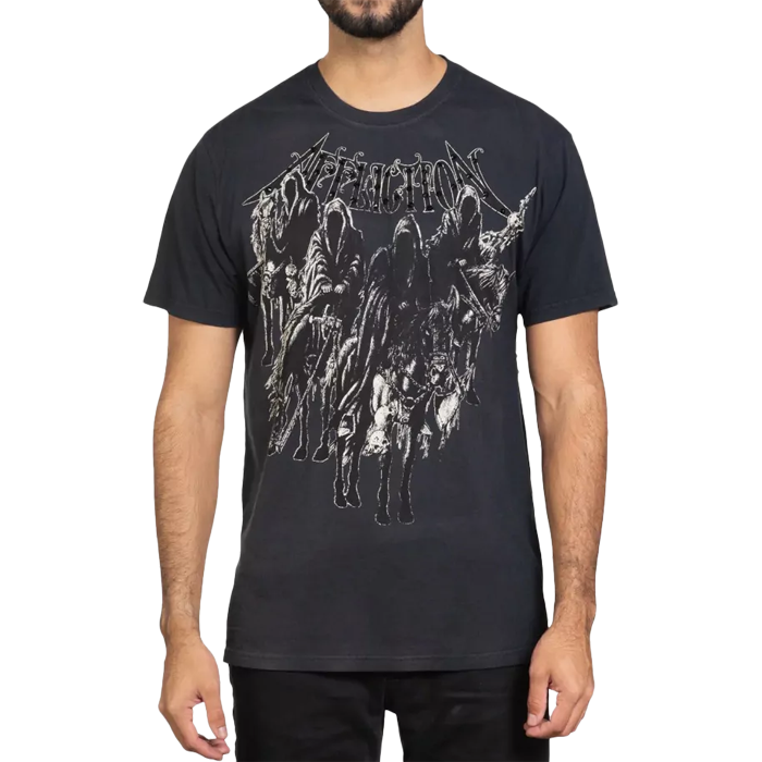 Футболка Affliction Night черная - фото 1