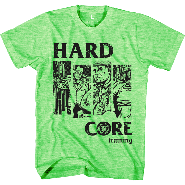 Футболка Hardcore Training Old NY Neon Green Melange - фото 1