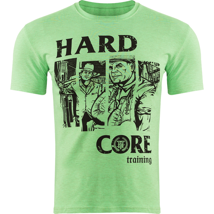 Футболка Hardcore Training Old NY Neon Green Melange - фото 2