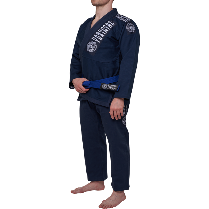 Кимоно для БЖЖ Hardcore Training OSYB темно-синее - фото 3