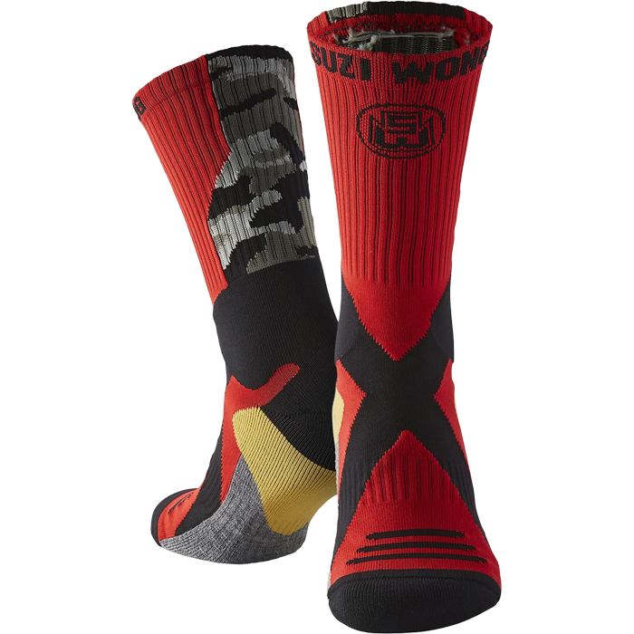 Носки Suzi Wong Camo X-Sole Boxing Socks Red/Black - фото 1