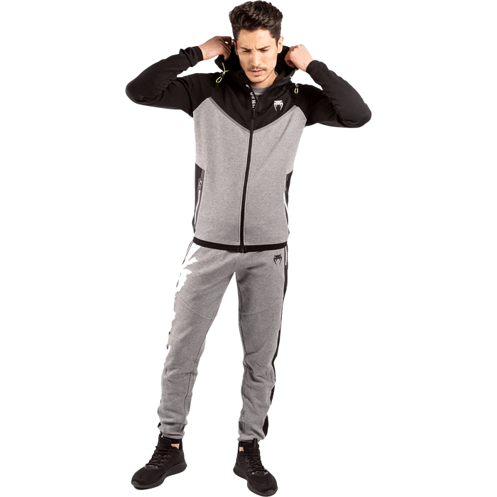 Толстовка Venum Laser Evo Light Heather Grey - фото 4