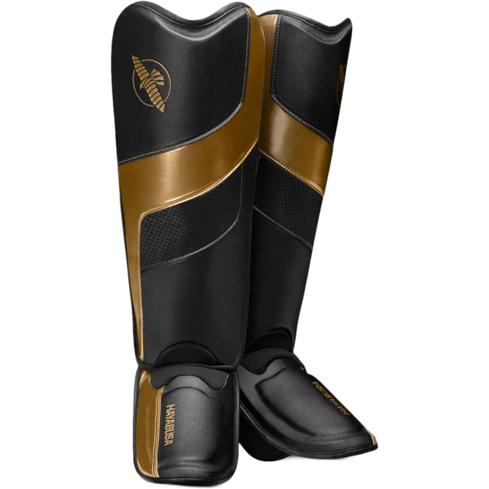 Шингарды Hayabusa T3 Full Back Black/Gold - фото 1