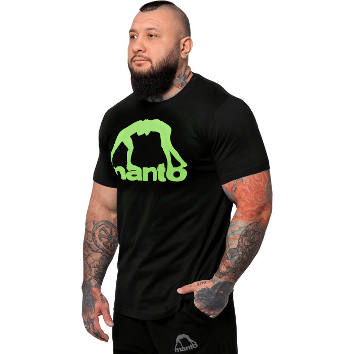 Футболка Manto Vibe Black/Neon - фото 1