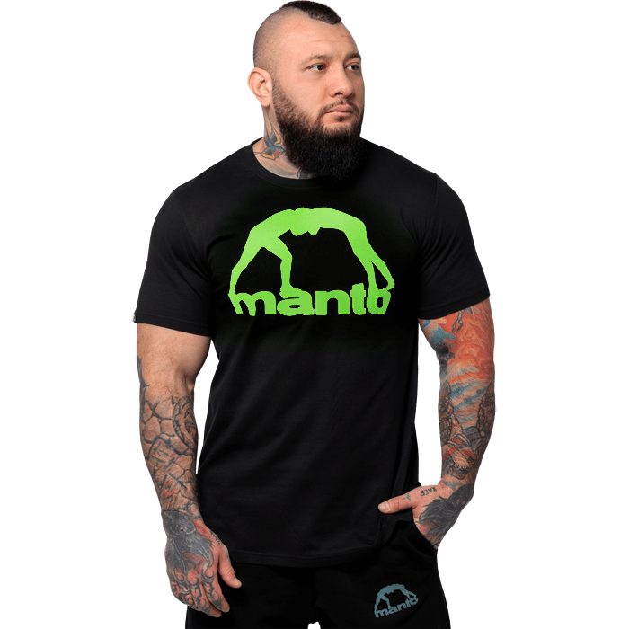 Футболка Manto Vibe Black/Neon - фото 2