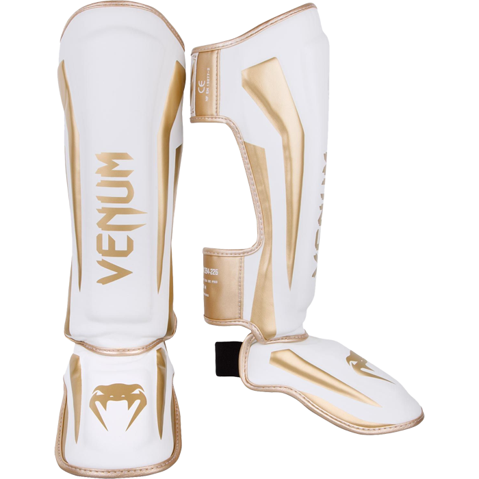 Шингарды Venum Elite White/Gold - фото 1