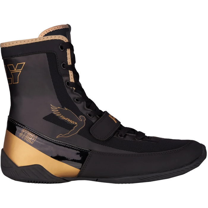 Боксерки Fly Storm Boots черный/золотой - фото 1