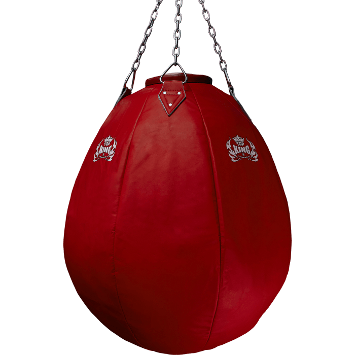 Шарообразный боксерский мешок Top King Boxing красный - фото 1