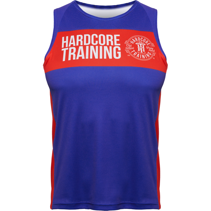 Тренировочная майка Hardcore Training Blue/Red - фото 1