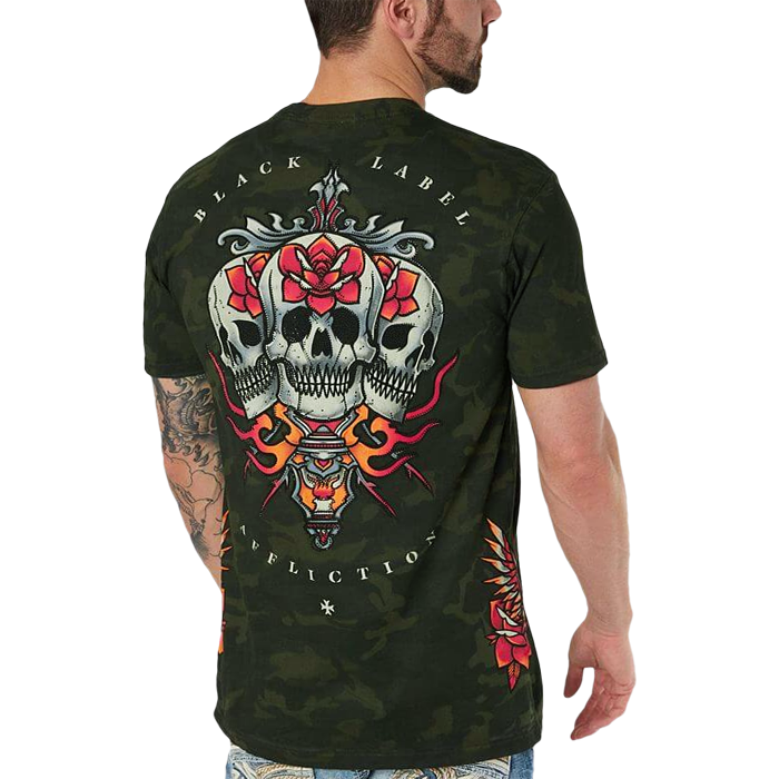Футболка Affliction Wrecking Crew черная - фото 2