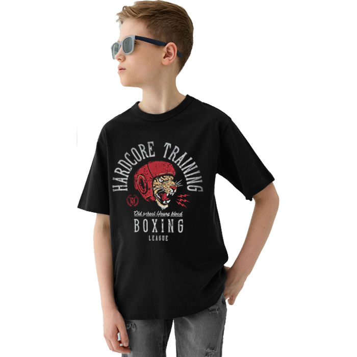 Детская футболка Hardcore Training Boxing League Black - фото 1