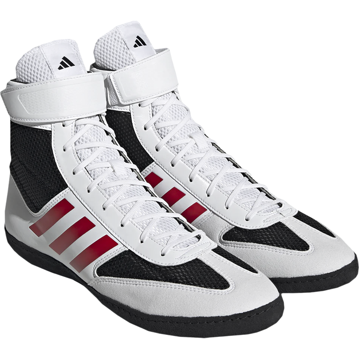 Борцовки Adidas Combat Speed 5 белый/красный - фото 1