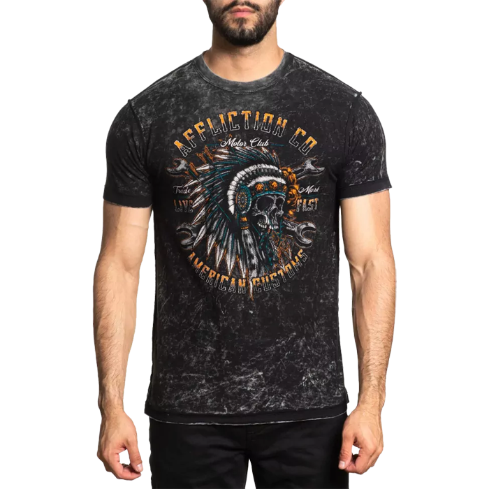 Двухсторонняя футболка Affliction Abysmal Tide - фото 3