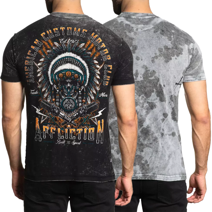 Двухсторонняя футболка Affliction Abysmal Tide - фото 6