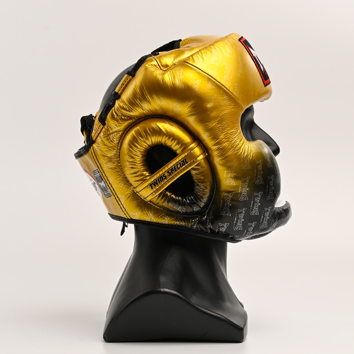 Боксерский шлем Twins Special FHGL3-TW1 Gold - фото 3