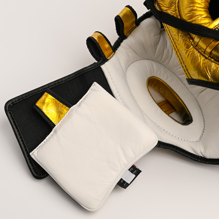 Боксерский шлем Twins Special FHGL3-TW1 Gold - фото 6