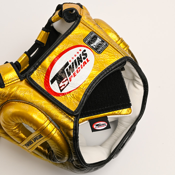 Боксерский шлем Twins Special FHGL3-TW1 Gold - фото 7