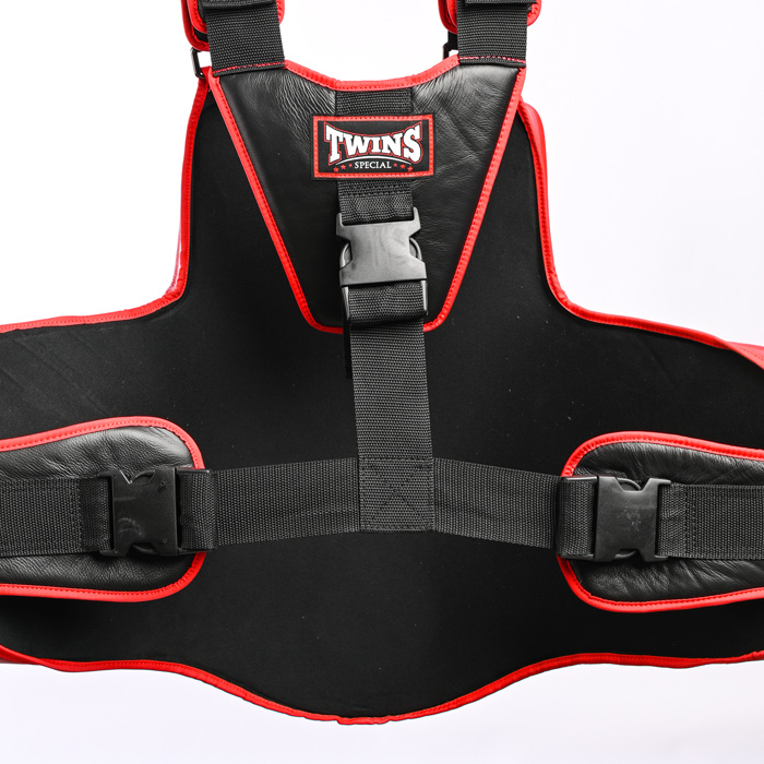 Тренерский жилет Twins Special BOPL6 Black/Red one size черный - фото 3