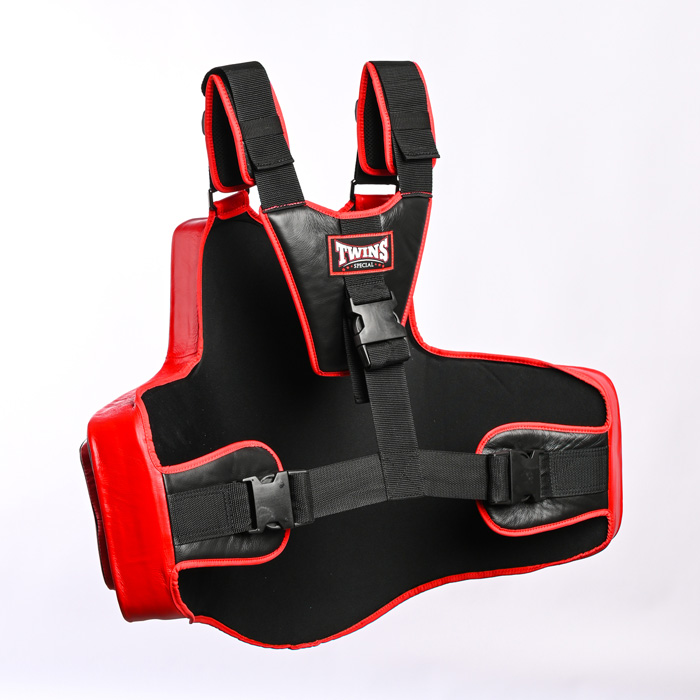 Тренерский жилет Twins Special BOPL6 Black/Red one size черный - фото 4