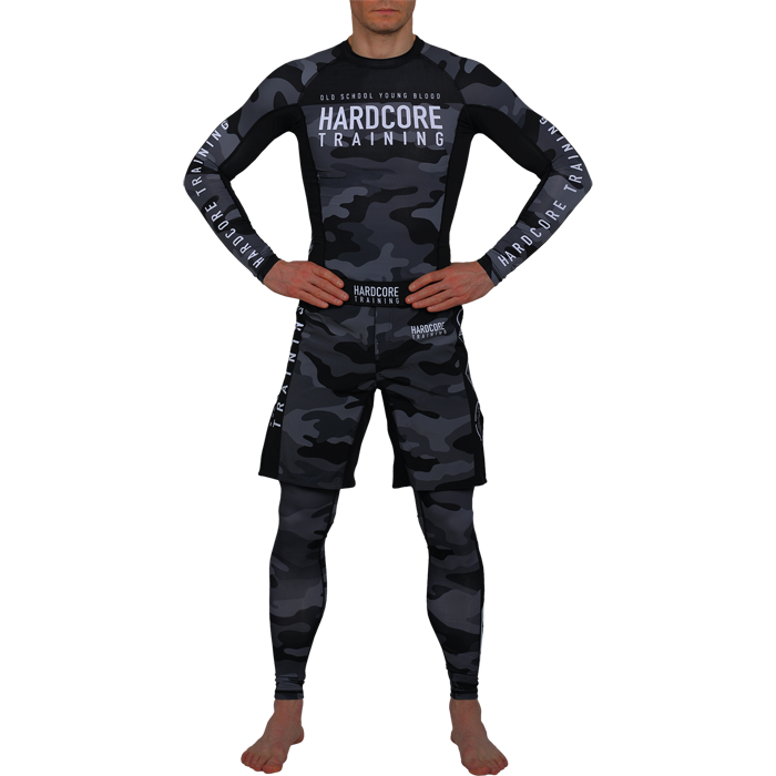 Компрессионные штаны Hardcore Training 2.0 ночной камуфляж - фото 6