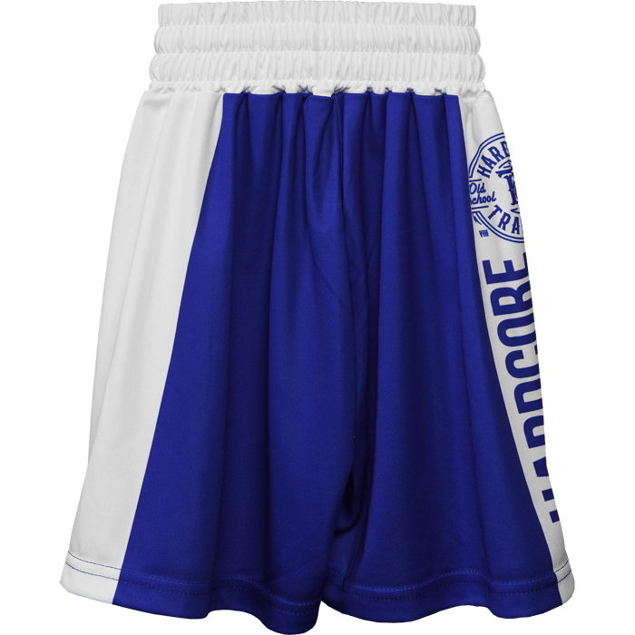 Детские боксёрские шорты Hardcore Training Blue/White - фото 2