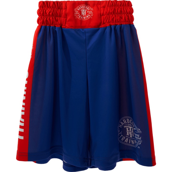 Детские боксёрские шорты Hardcore Training Blue/Red - фото 1