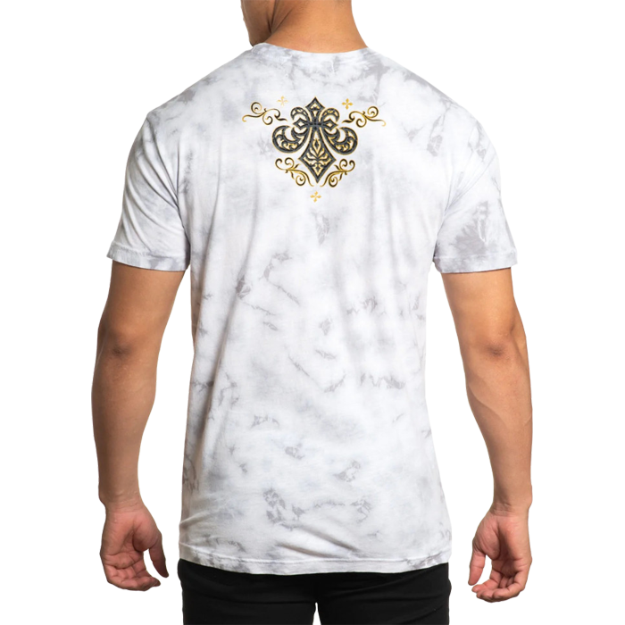 Футболка Affliction Full Stack белая - фото 3