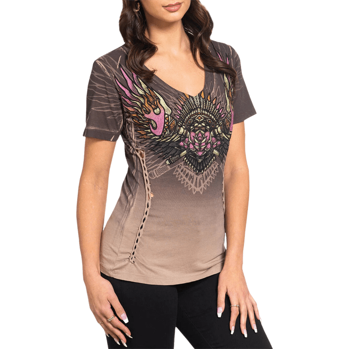 Женская футболка Affliction Tribal Fire - фото 1