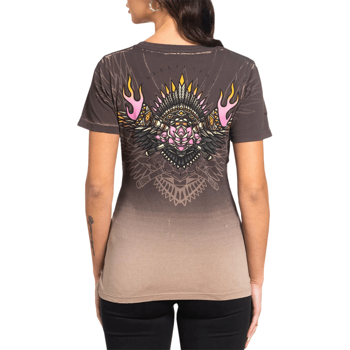 Женская футболка Affliction Tribal Fire - фото 2