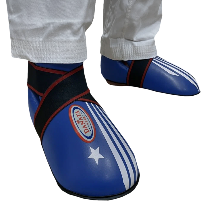 Футы для занятий тхэквондо Danata Star Super FK-318 Blue - фото 2