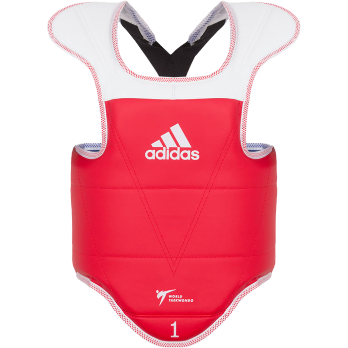 Двухсторонняя защита корпуса Adidas Adult Body Protector Reversible WT сине-красная - фото 1