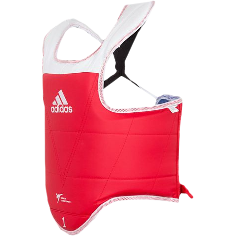 Двухсторонняя защита корпуса Adidas Adult Body Protector Reversible WT сине-красная - фото 3