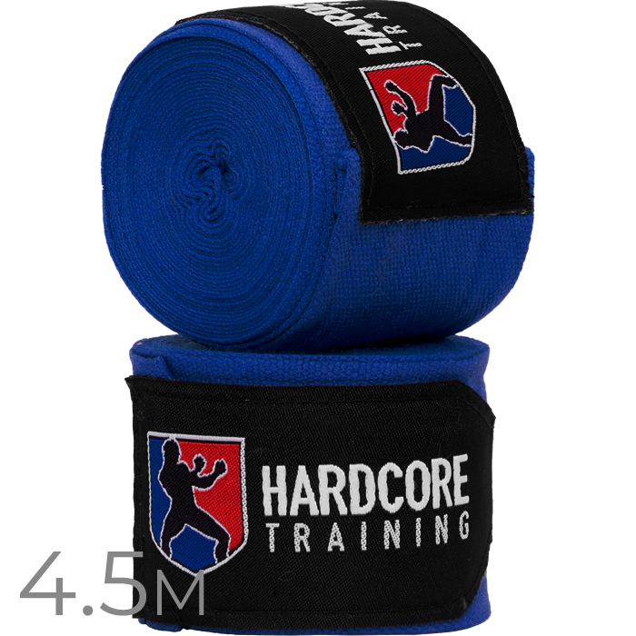 Боксерские бинты Hardcore Training Superior Blue 4.5 м - фото 1