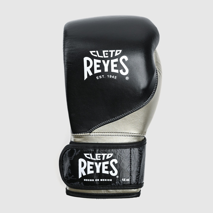 Боксерские перчатки Cleto Reyes E700 черный/серебристый - фото 3