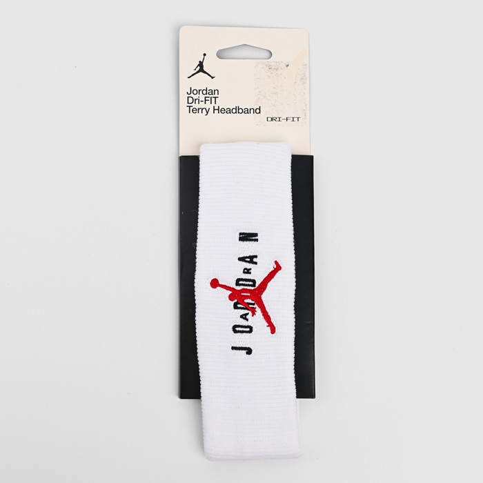 Спортивная повязка на голову Nike Jordan 07 белая - фото 1