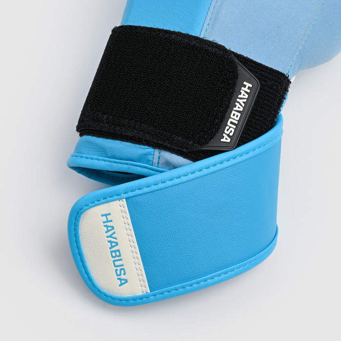 Боксерские перчатки Hayabusa T3 Neon Blue - фото 6