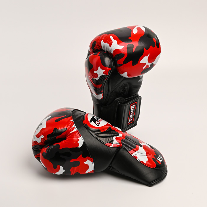 Боксерские перчатки Twins Special FBGVL6-AR Army Red Camo - фото 2