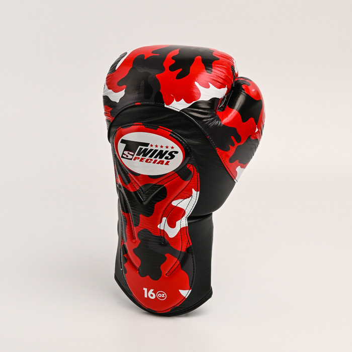 Боксерские перчатки Twins Special FBGVL6-AR Army Red Camo - фото 4