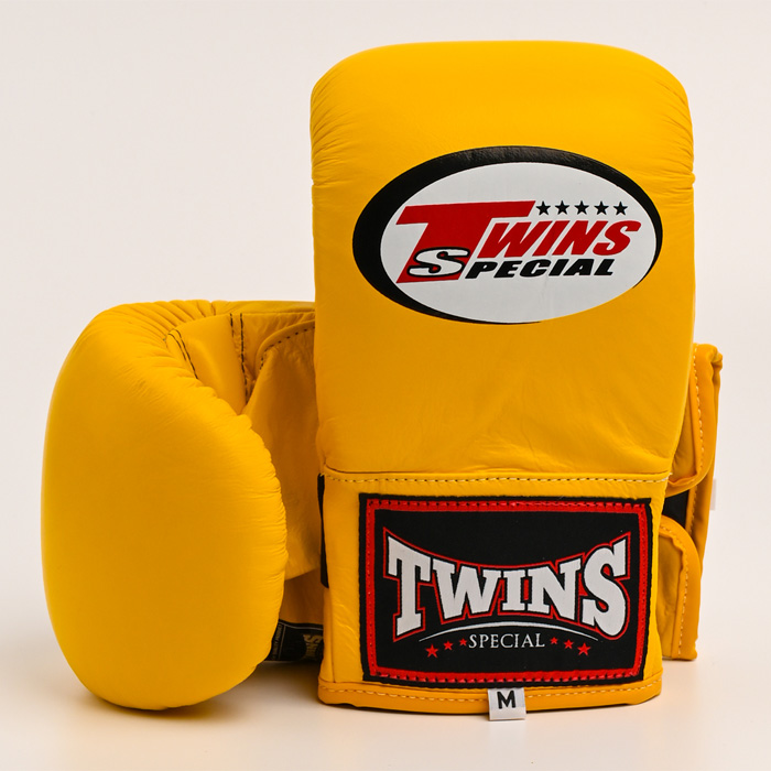 Снарядные перчатки Twins Special TBGL1F Yellow - фото 1