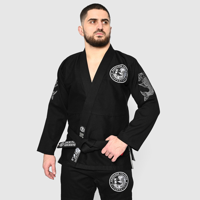Кимоно для БЖЖ Hardcore Training Koi Black - фото 2