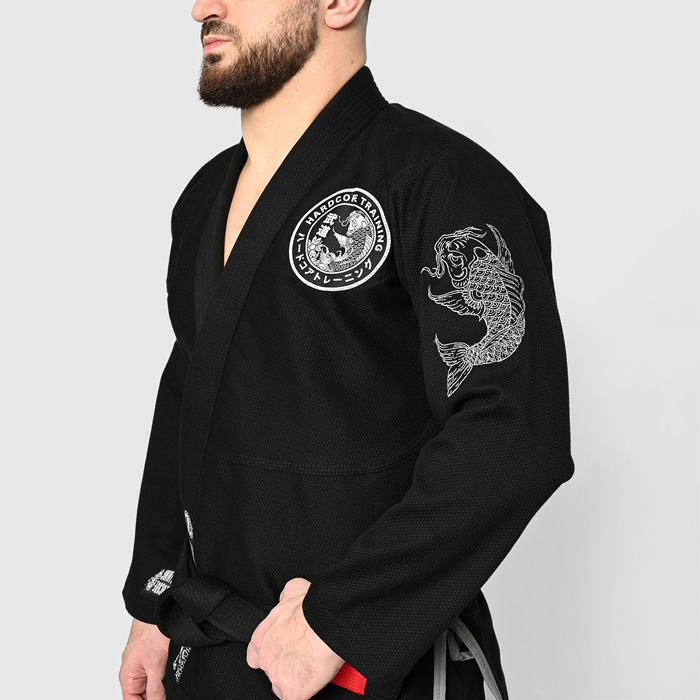 Кимоно для БЖЖ Hardcore Training Koi Black - фото 3