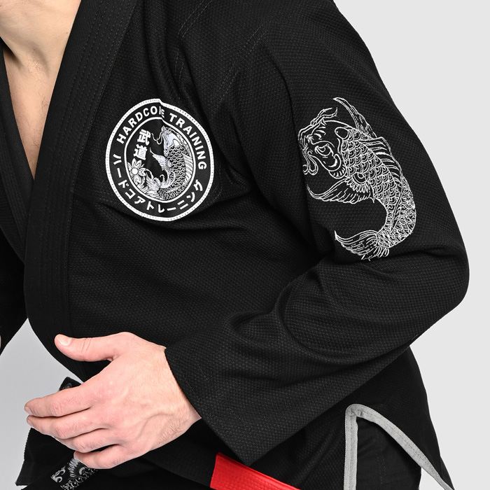 Кимоно для БЖЖ Hardcore Training Koi Black - фото 4
